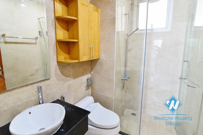 Unfurnished three bedrooms apartment for rent in L building, Ciputra, Tay Ho, Ha Noi